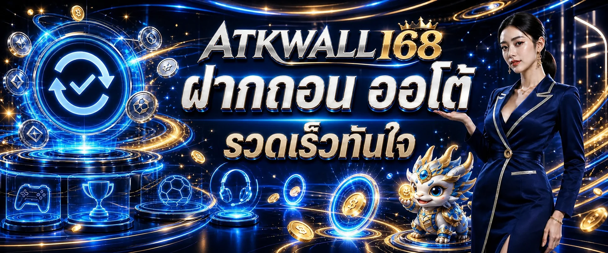 ระบบฝากถอนออโต้ ATKWALL168